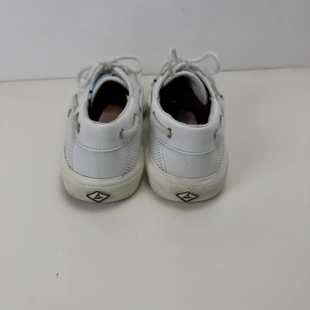 Sperry “Soletide” 2-Eye Sneakers White STS23160 Low Top Mesh Mens 11 Top Sider